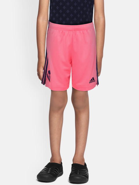 

ADIDAS Boys Pink & Navy Blue Real Madrid Away Aeroready Football Shorts