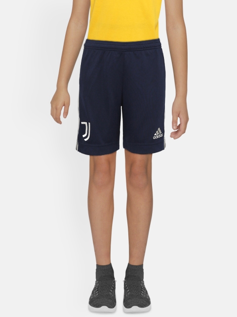 

ADIDAS Boys Navy Blue Side Stripe Detail Juventus Away Aeroready Football Shorts