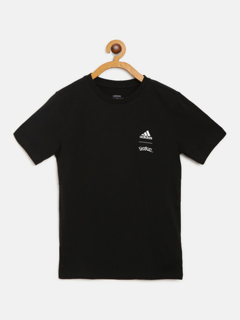 

ADIDAS Boys Black Pikachu Printed Back Pokemon T-shirt