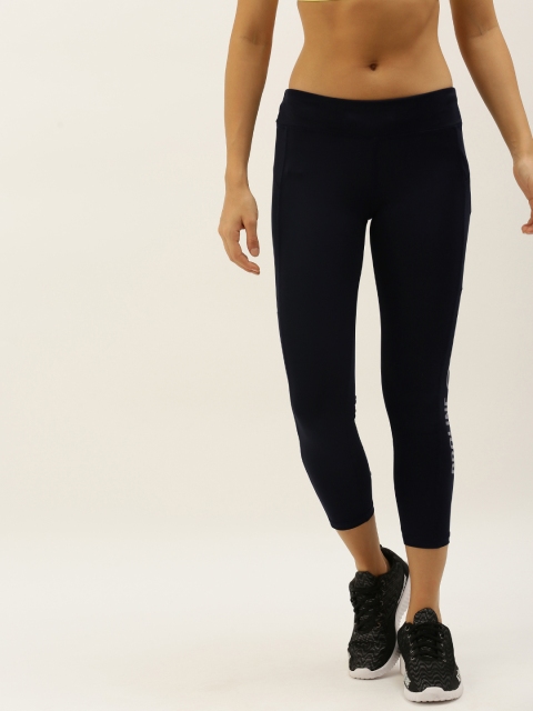 

Proline Active Women Navy Blue Performance Fit Solid Cropped Tights