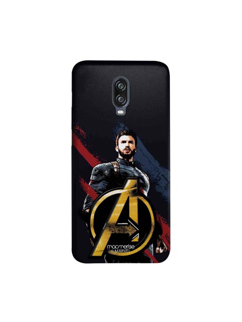 

macmerise Black & Blue Marvel Comics Captain America Sublime OnePlus 6T Back Cover