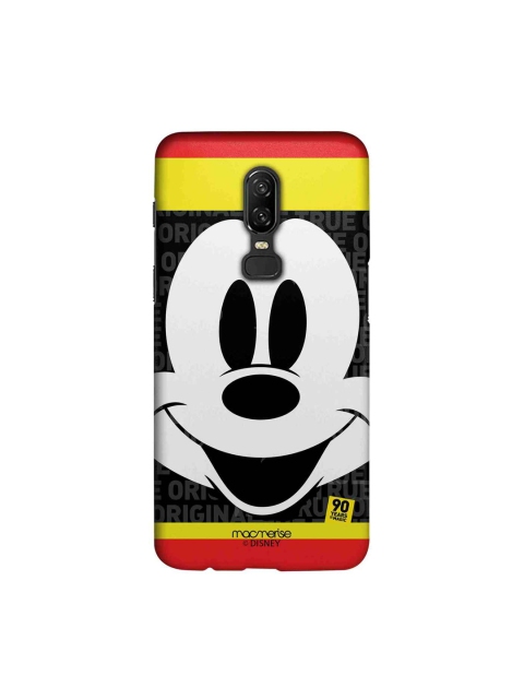 

macmerise White & Black Mickey Mouse OnePlus 6 Back Cover