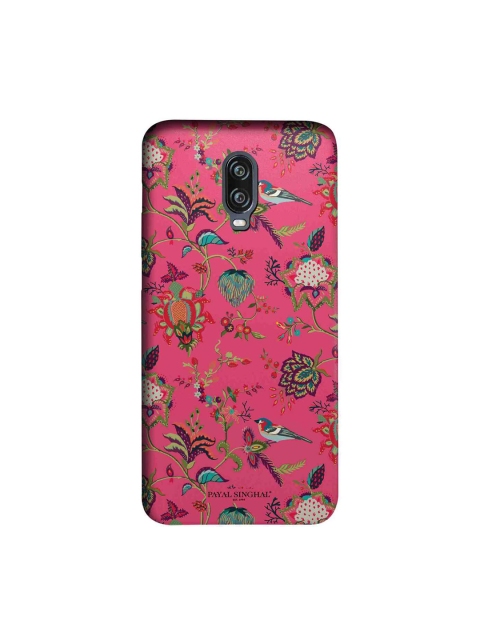

macmerise Pink & Green Payal Singhal Chidiya Sublime OnePlus 6T Back Case