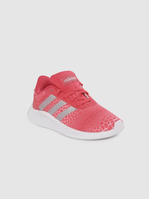 

ADIDAS Kids Pink & Grey Printed LITE RACER 2.0 Sneakers