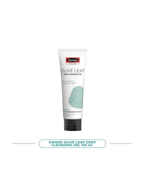 

Swisse Unisex Skincare Olive Leaf Deep Cleansing Gel 125ml, White