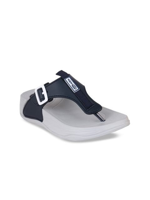 

Adda Women Navy Blue Solid Thong Flip-Flops