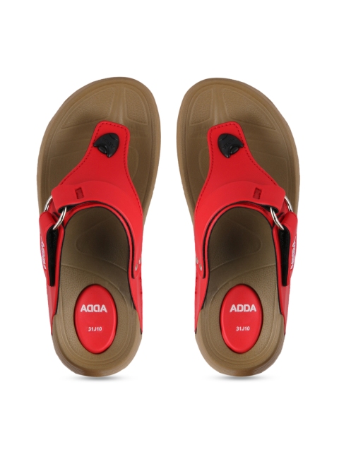 

Adda Women Red Solid Thong Flip-Flops