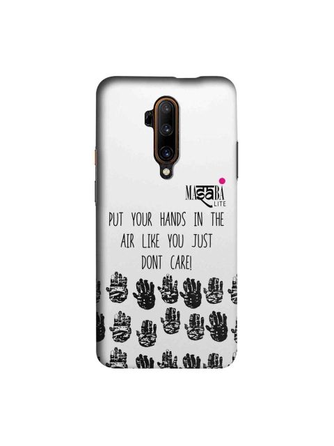 

macmerise White & Black Masaba Hands Up Sublime OnePlus 7T Pro Back Case