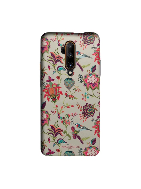 

macmerise Beige & Red Payal Singhal Chidiya OnePlus 7T Pro Back Case