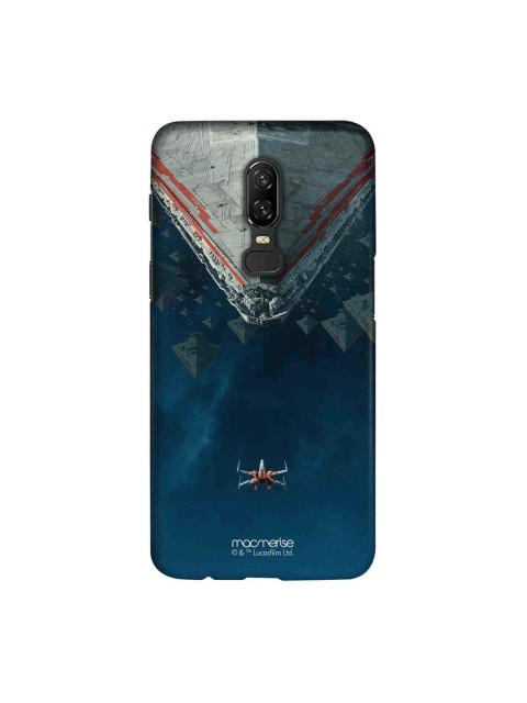 

macmerise Blue & Grey Star Wars Poe's XWing Fighter Sublime OnePlus 6 Back Cover