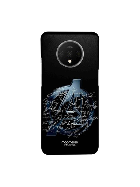 

macmerise Black & White Marvel Comics Avengers Nostalgia Sublime OnePlus 7T Back Case