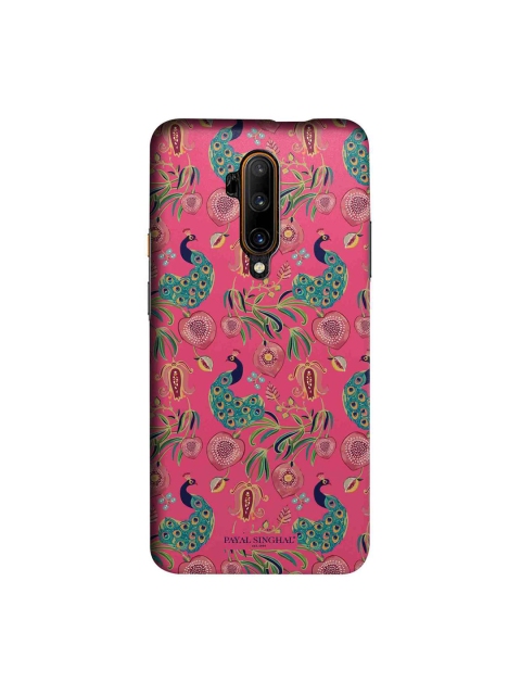 

macmerise Mustard Pink & Green Payal Singhal Anaar & Mor Sublime OnePlus 7T Pro Back Case