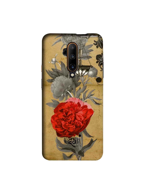 

macmerise Brown & Grey Masaba Floral Scale Sublime OnePlus 7T Pro Back Case