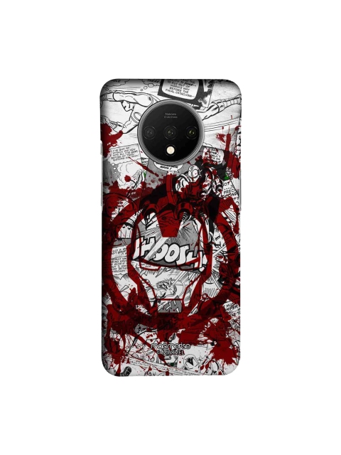 

macmerise Red & Black Marvel Comics Splash Out Ironman Sublime OnePlus 7T Back Case