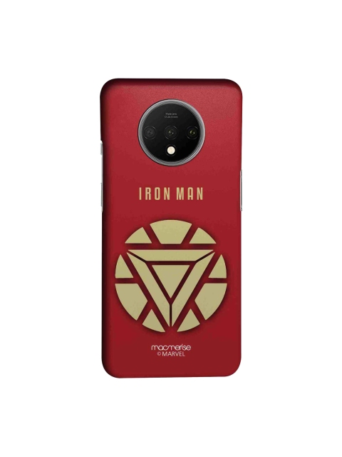 

macmerise Red & Brown Marvel Comics Minimalistic Ironman Sublime OnePlus 7T Back Case
