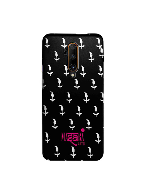 

macmerise Black & White Masaba Leaf Motif Sublime OnePlus 7T Pro Back Case