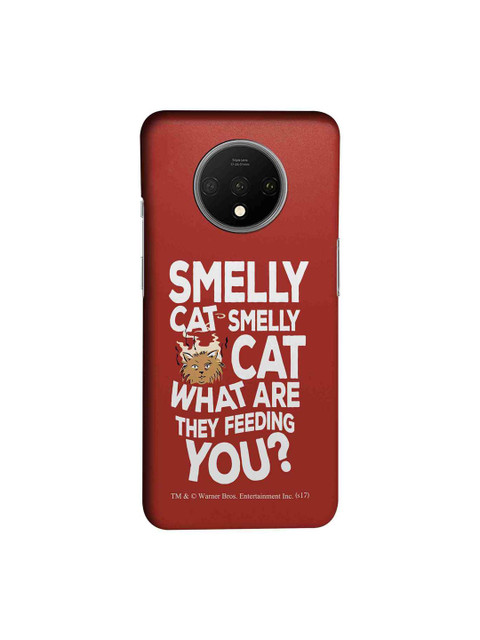 

macmerise Red & White Friends Smelly Cat Sublime OnePlus 7T Back Case