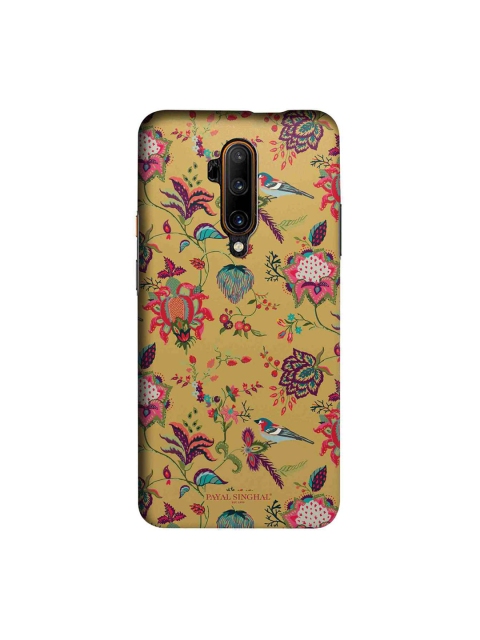 

macmerise Mustard Yellow & Pink Payal Singhal Chidiya Sublime OnePlus 7T Pro Back Case