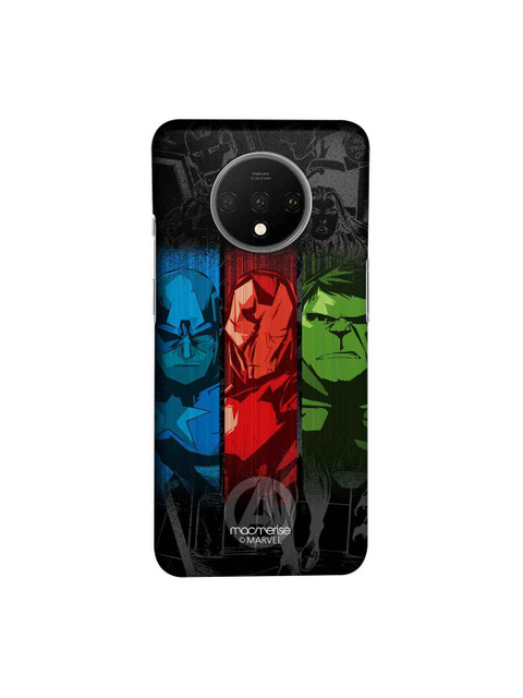 

macmerise Black & Blue Marvel ComicsAvengers Sketch Sublime OnePlus 7T Back Cover