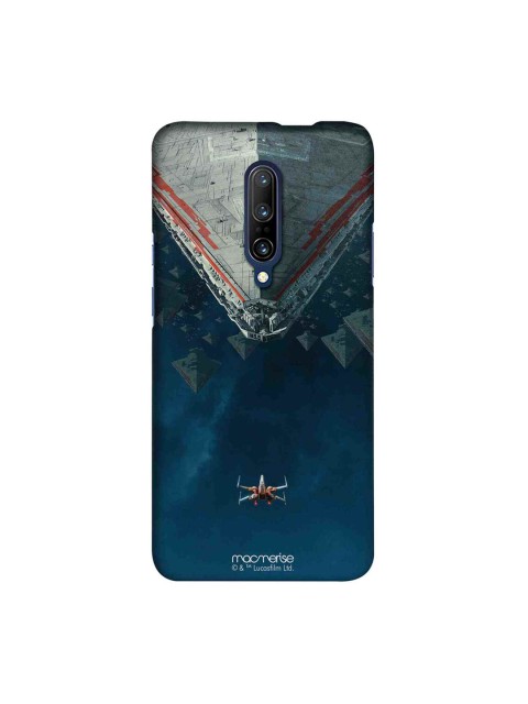 

macmerise Teal Blue & Grey Star Wars Poe's XWing Fighter Sublime OnePlus 7 Pro Back Cover