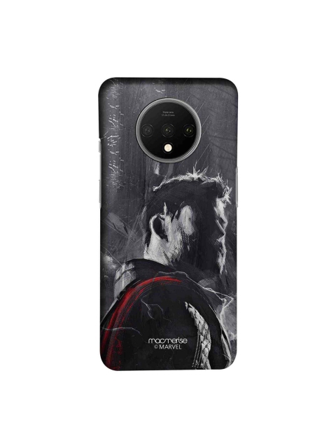 

macmerise Grey & Red Marvel Comics Charcoal Art Thor Sublime OnePlus 7T Back Cover