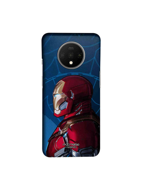 

macmerise Blue & Red Marvel ComicsIron Man Side Armor Sublime OnePlus 7T Back Cover