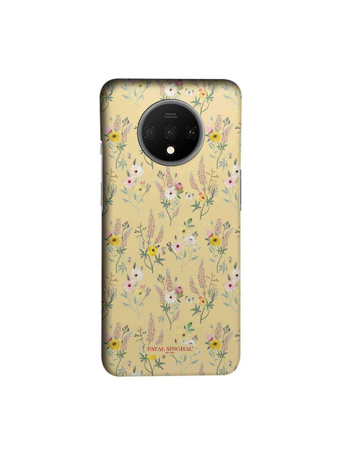 

macmerise Yellow & Pink Payal Singhal Lemon Garden Sublime OnePlus 7T Back Cover
