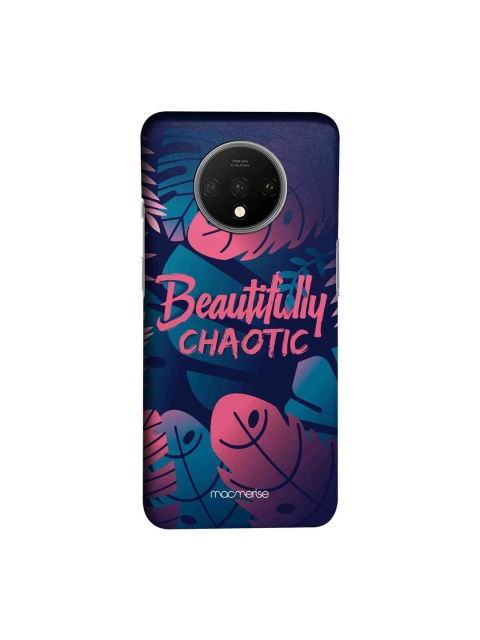 

macmerise Teal Blue & Pink Beautifully Chaotic Sublime OnePlus 7T Back Cover