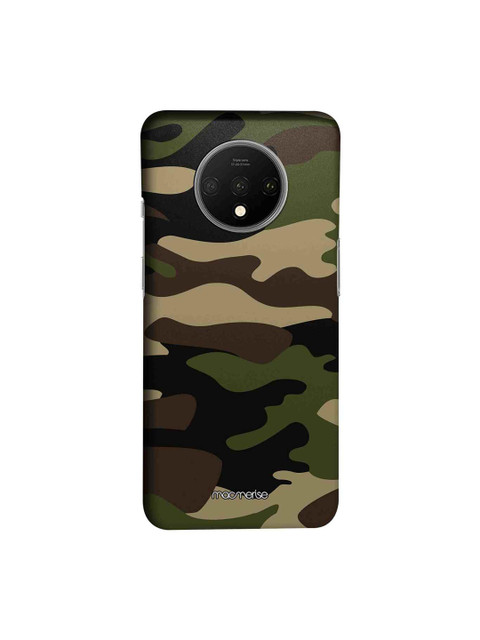 

macmerise Green & Brown Camoflauge Printed Sublime OnePlus 7T Back Case