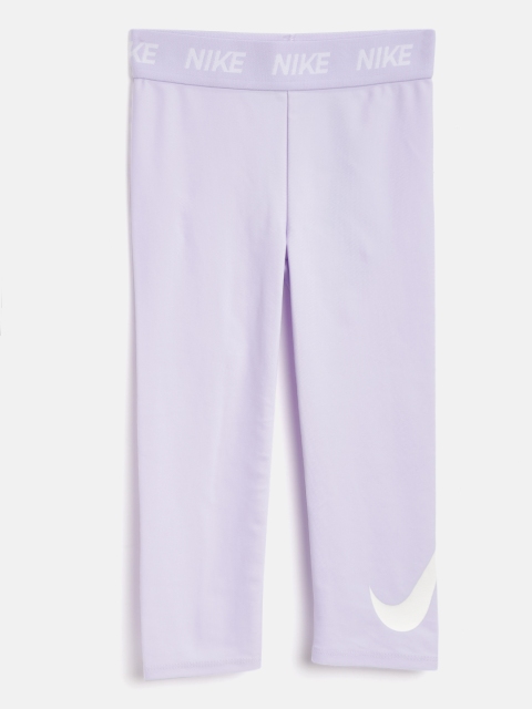 

Nike Girls Lavender Dri-Fit Shine Solid Tights
