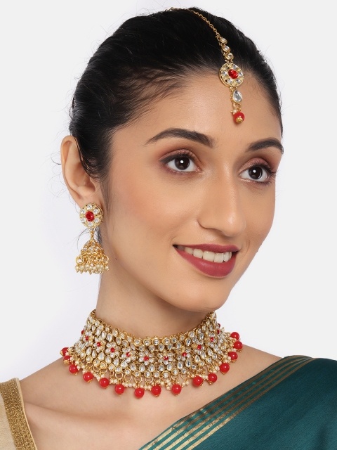 

Anouk Women Gold-toned Gold-Plated Jewellery Set
