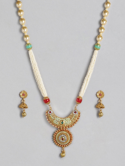 

Anouk Gold-Plated Intrigued Necklace With Earring Set