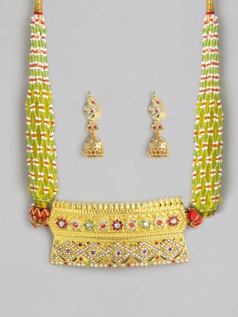 

Anouk Gold-Plated Polaki With Earring Set