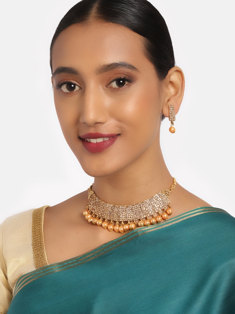 

Anouk Women Gold-Plated Jewellery Set