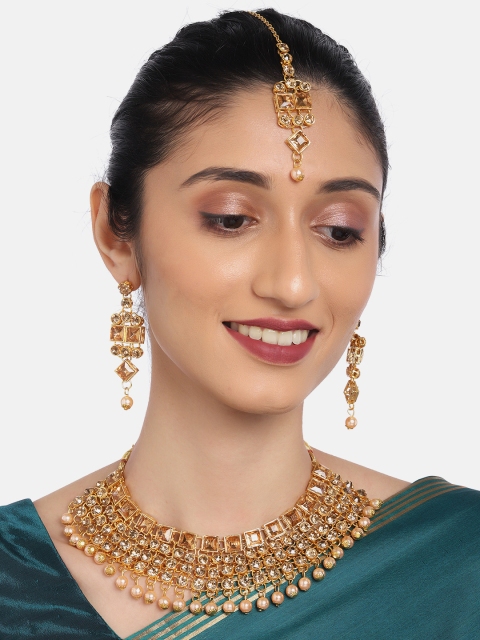 

Anouk Women Gold-Plated Jewellery Set