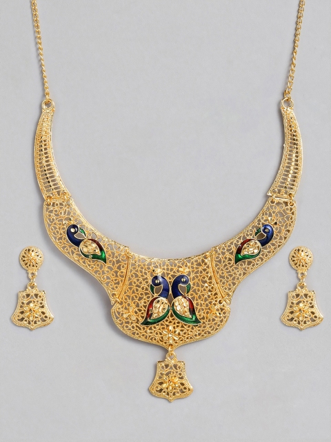 

Anouk Gold Plated Necklace With Earring Set