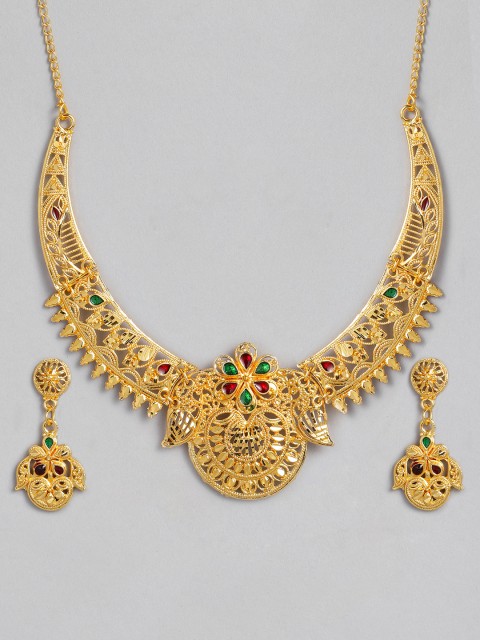 

Anouk Gold Plated Necklace With Earring Set