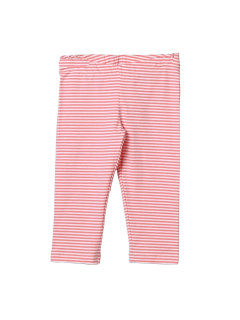 

Beebay Girls Pink & White Striped Capris