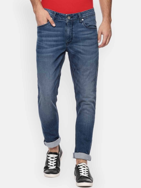 

Louis Philippe Jeans Men Blue Slim Fit Mid-Rise Clean Look Stretchable Jeans