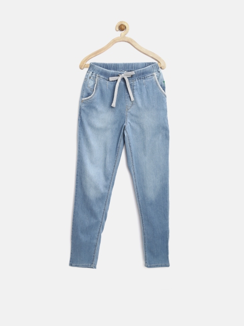 

Gini & Jony Boys Blue Washed Slim Jeans, Beige