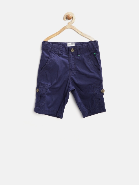 

Palm Tree by Gini & Jony Boys Navy Cargo Shorts, Navy blue
