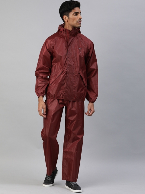 

Wildcraft Men Maroon Solid Rain Suit