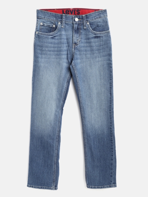 

Levis Boys Blue 511 Slim Fit Mid-Rise Clean Look Stretchable Jeans