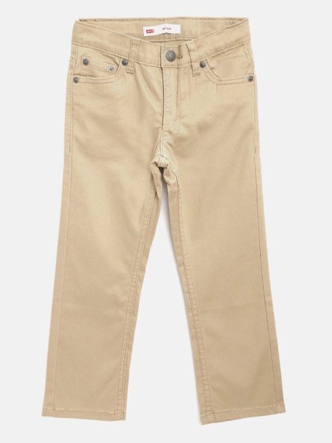 

Levis Boys Beige 511 Slim Fit Mid-Rise Clean Look Stretchable Jeans