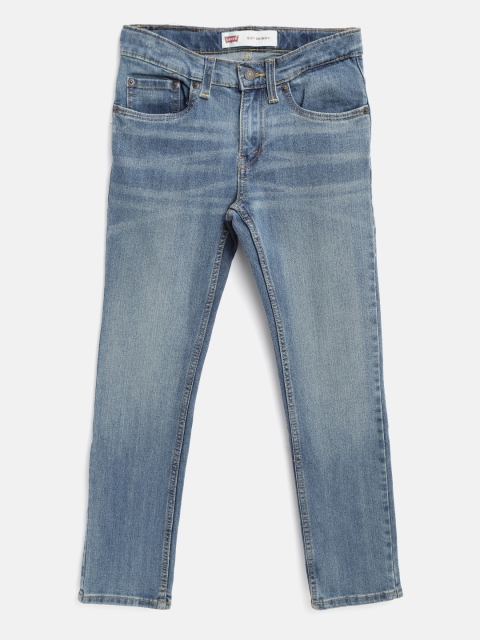 

Levis Boys Blue 510 Skinny Fit Mid-Rise Clean Look Stretchable Jeans