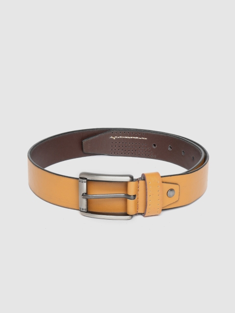 

HIGHLANDER Men Tan Brown Solid Belt