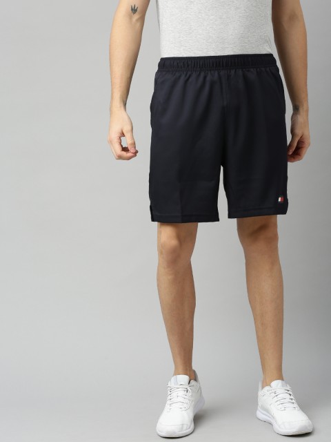 

Tommy Hilfiger Men Black Solid Regular Fit Sports Shorts