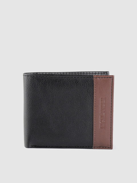 

HIGHLANDER Men Black Solid Two Fold Wallet