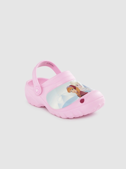 

YK Girls Pink & Blue Frozen Print Clogs
