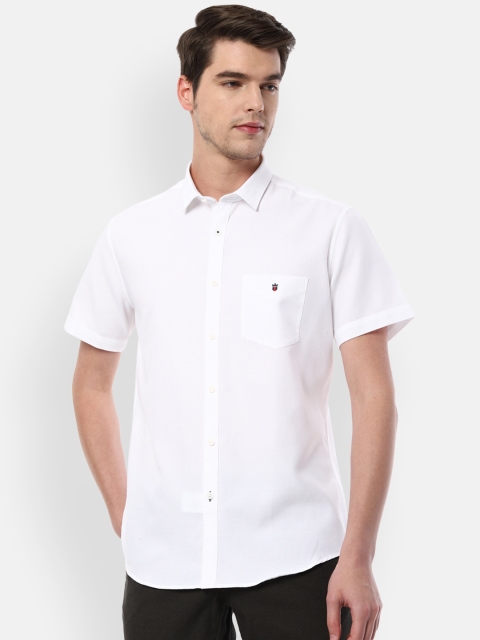 

Louis Philippe Sport Men White Slim Fit Solid Casual Shirt